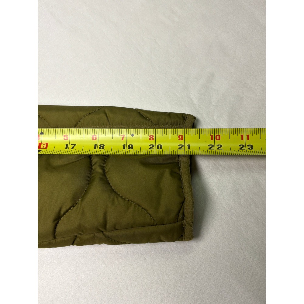 J.Crew Signature‎ Puffer Jacket Olive Green Quilted Primaloft XXSP Womens - Picture 9 of 10